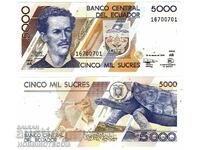 ECUADOR ECUADOR 5000 5000 emisiune 26.03.1999 NOU UNC
