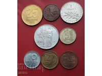 Mixed lot of 8 coins