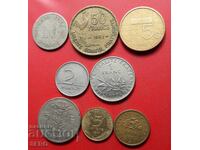 Mixed lot of 8 coins