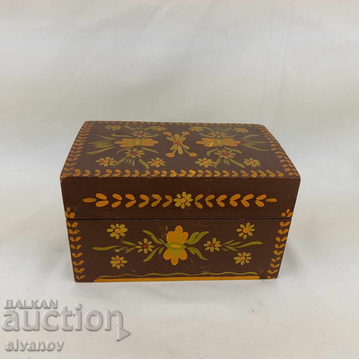 Beautiful old Soviet wooden jewelry box USSR #2722 Beautiful old Soviet wooden jewelry box USSR #2722