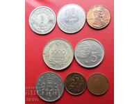 Mixed lot of 8 coins