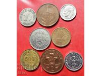 Mixed lot of 8 coins