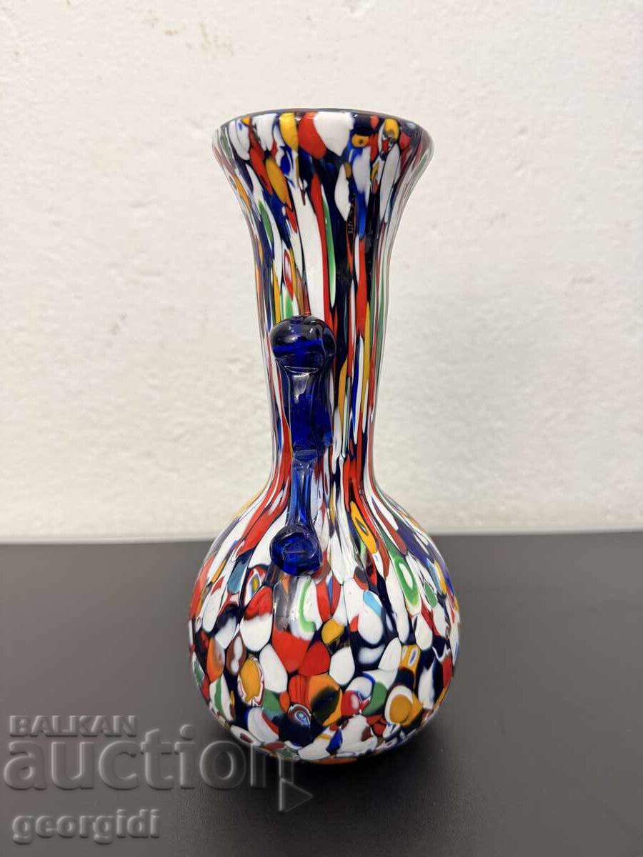 Murano Glass Vase by Fratelli Toso, Multicolor. No. 7513 - 5
