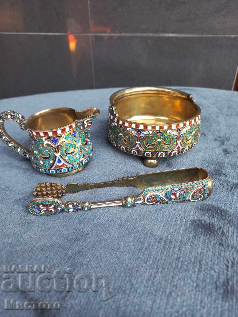 Сребро емайли предмети - 5 Сребро емайли предмети - 5