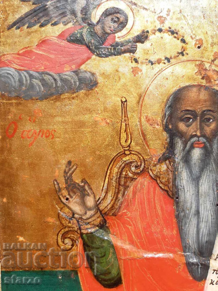 Delivery of Old Icon St. Charalampius 19th century