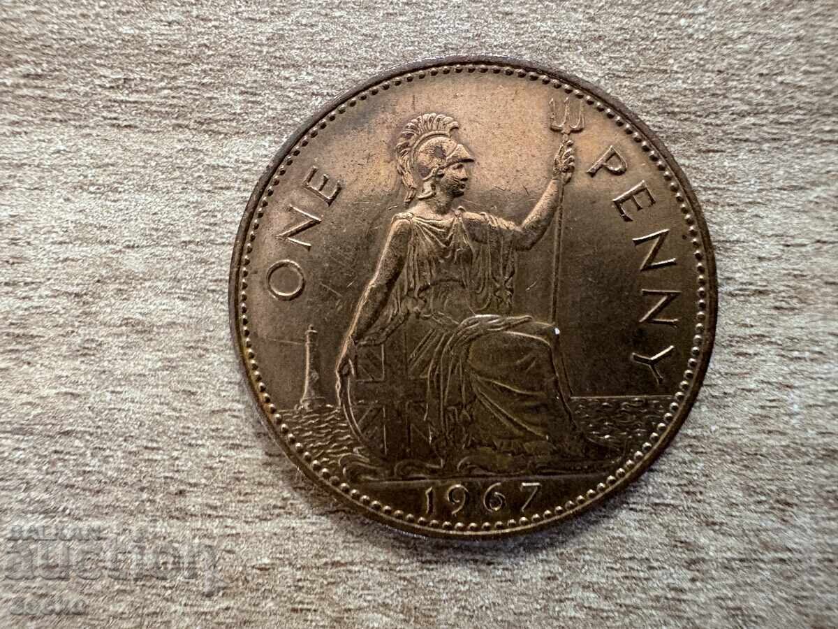 Ηνωμένο Βασίλειο - 1 πένι (1967) Ηνωμένο Βασίλειο - 1 πένι (1967)