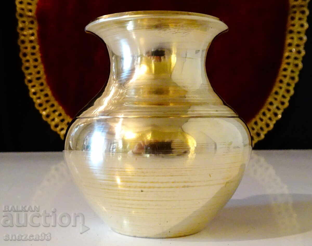 Bronze jug, pitcher, carafe for rakia, milk, vase