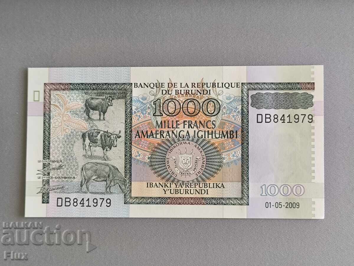 Bancnota - Burundi - 1000 franci UNC | 2009