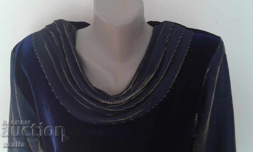 Blue beautiful blouse