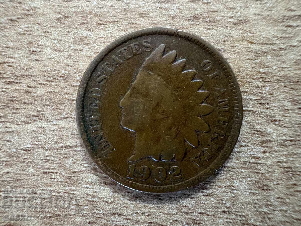 ΗΠΑ - 1 σεντ (1902) με τιμή 2.30 BGN | € 1.18