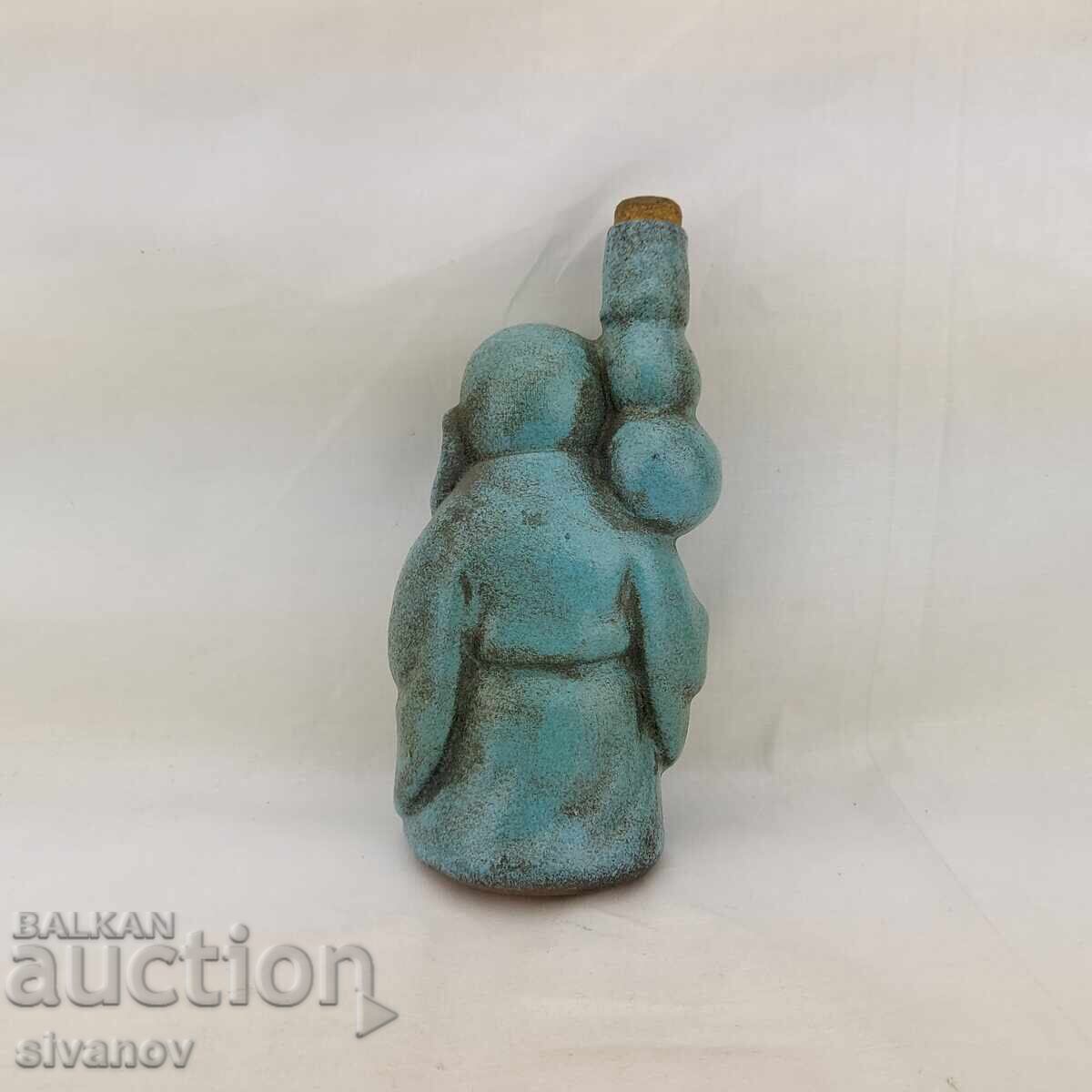 Sticlă de lut chinezească veche #2728 cu preț 19.99 BGN | € 10.22