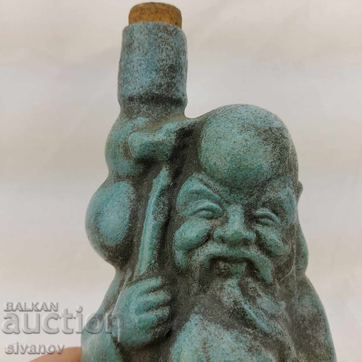 Sticlă de lut chinezească veche #2728 - 5