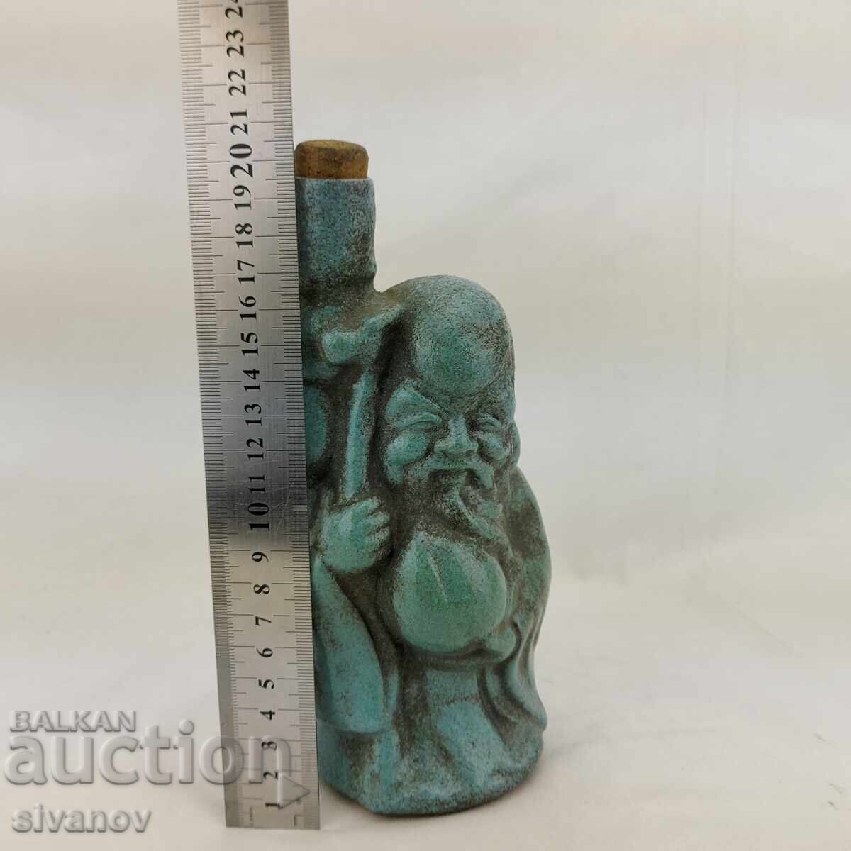 Sticlă de lut chinezească veche #2728 - 6