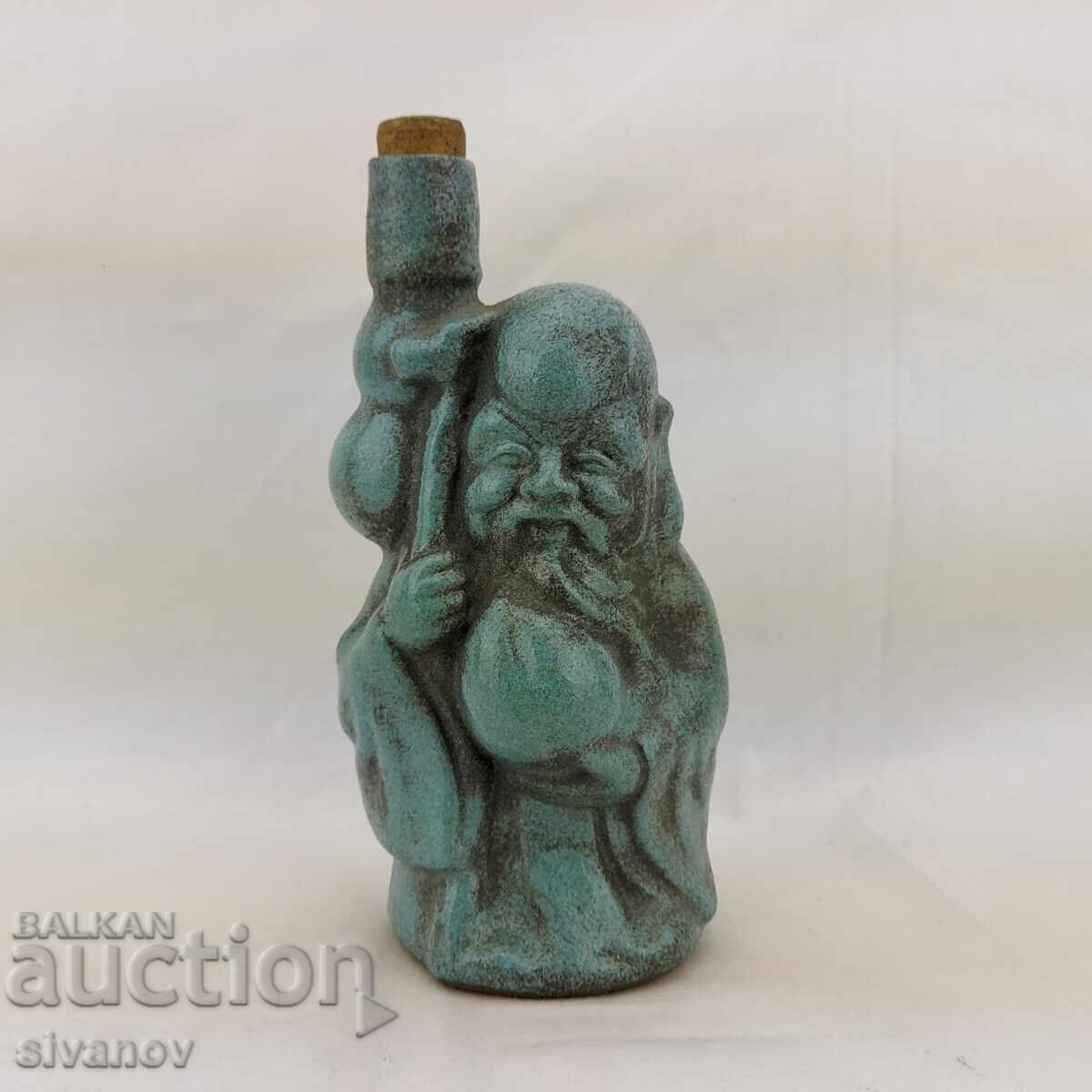 Sticlă de lut chinezească veche #2728