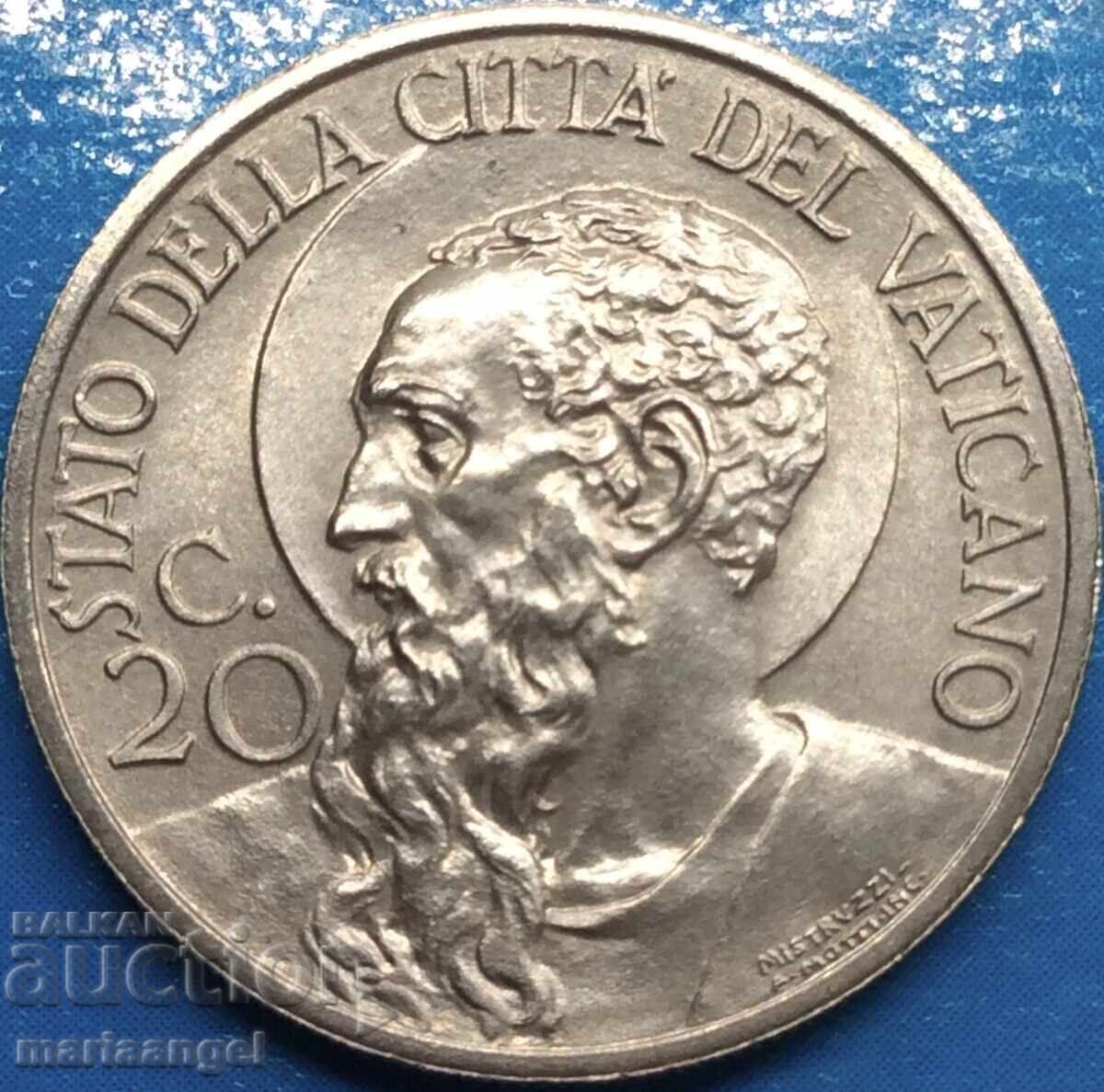 20 Centesimi 1932 Vatican - Not Rare - 5 20 Centesimi 1932 Vatican - Not Rare - 5