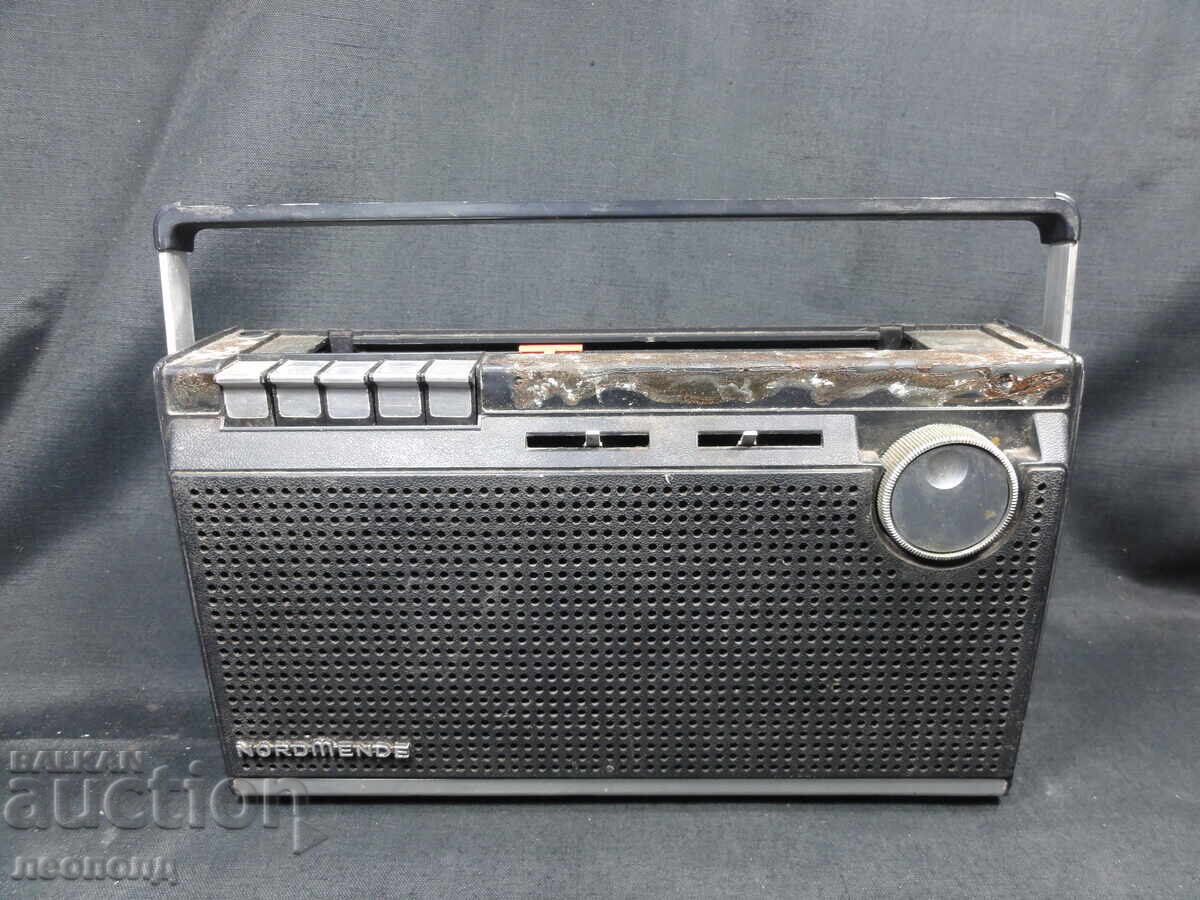 BZC OLD RETRO TRANSISTOR RADIO NORDMENDE