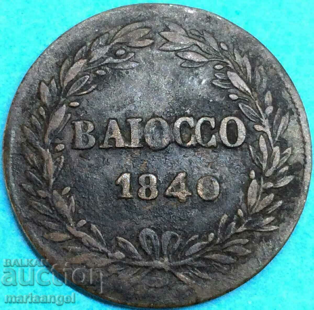 Auction  Vatican 1 bayoko 1840 Gregory XVI 30mm