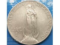 1 Lira 1933-1934 Vatican, mintage 80,000 pcs., very rare