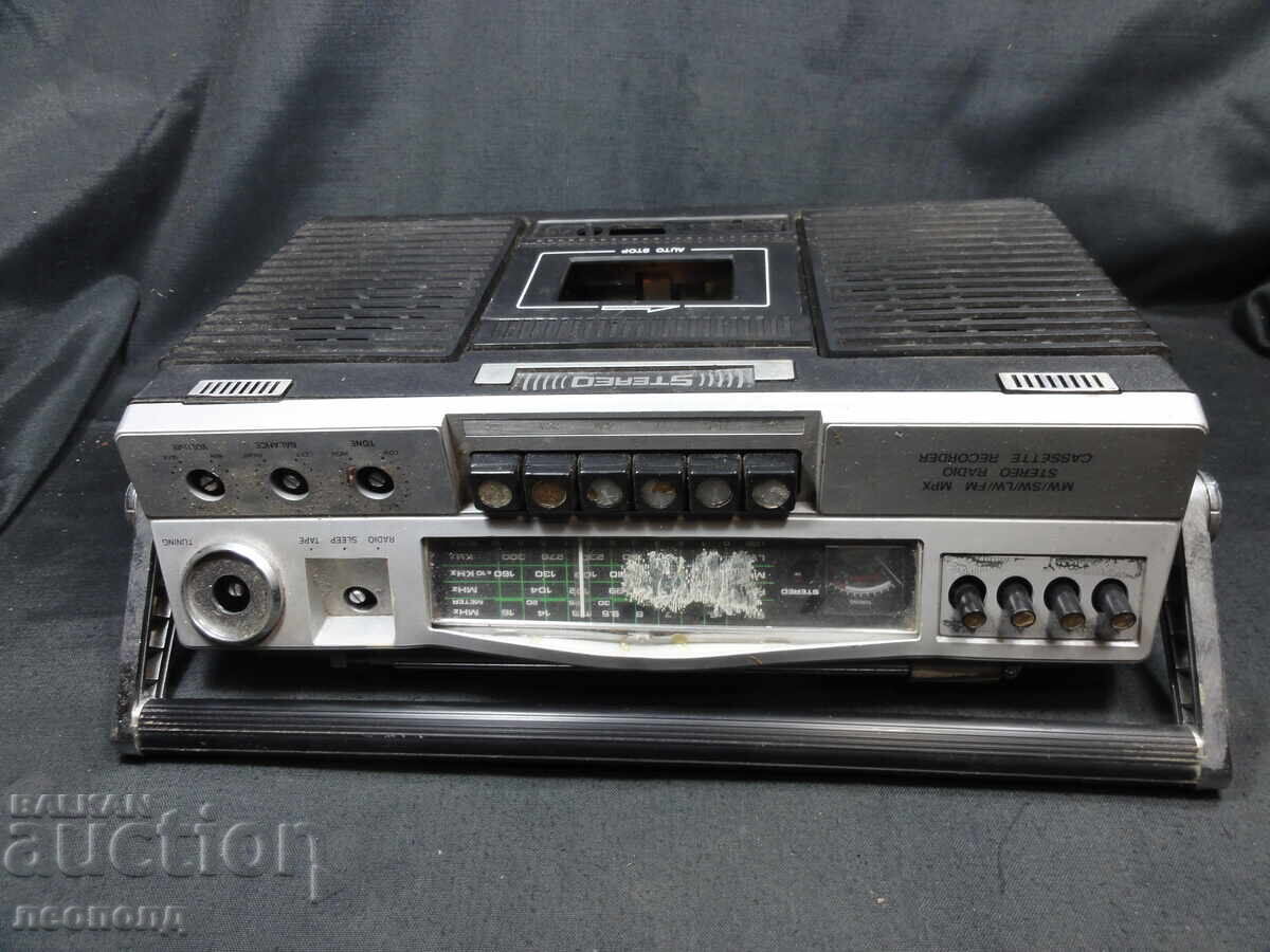 BZTs STAR RETRO TRANSISTOR RADIO CASSETTE RECORDER TAIGA - 6