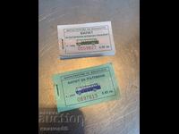 Old bus tickets