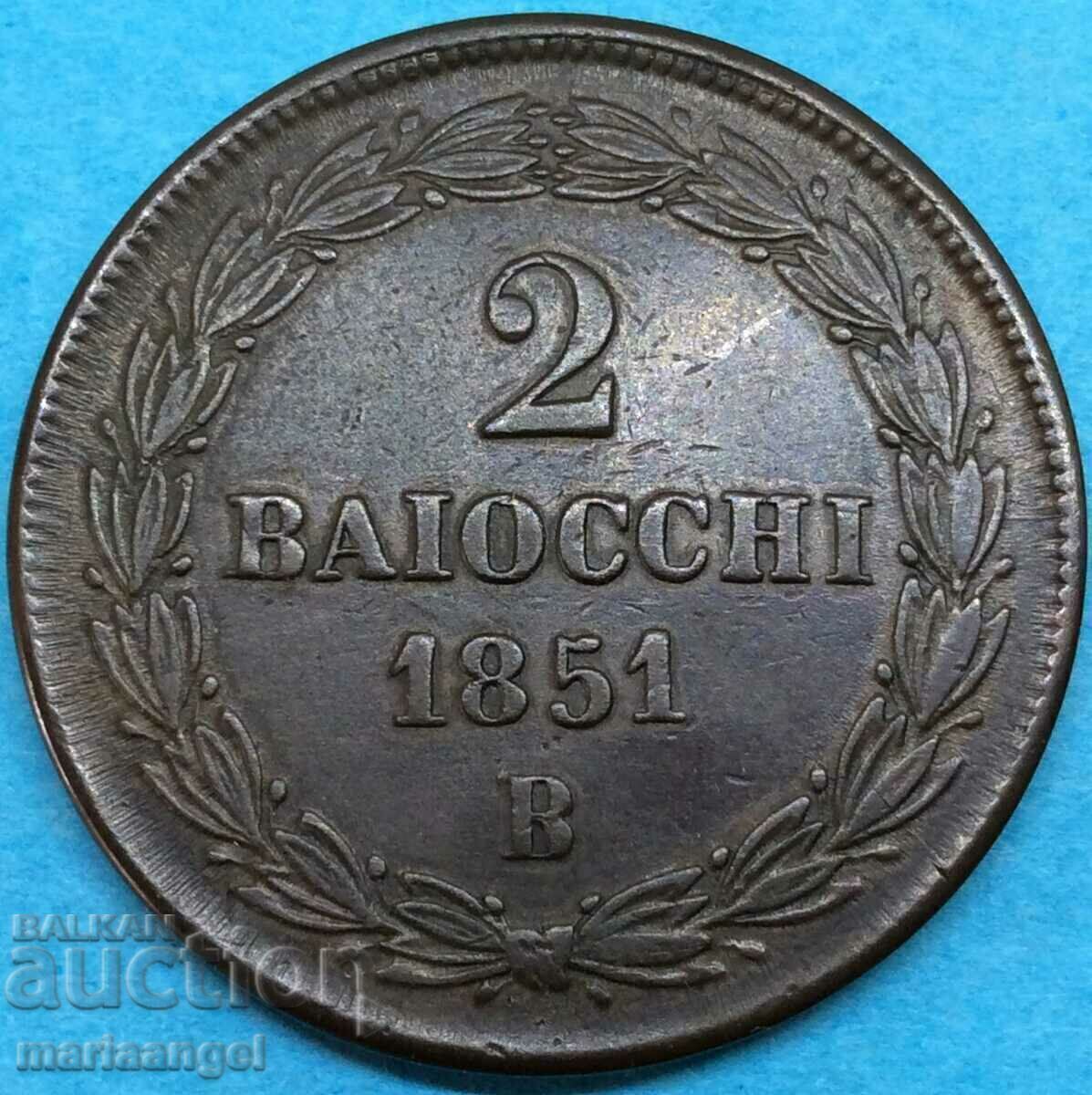 2 байоко 1851 Ватикан 34мм бронз 2 байоко 1851 Ватикан 34мм бронз