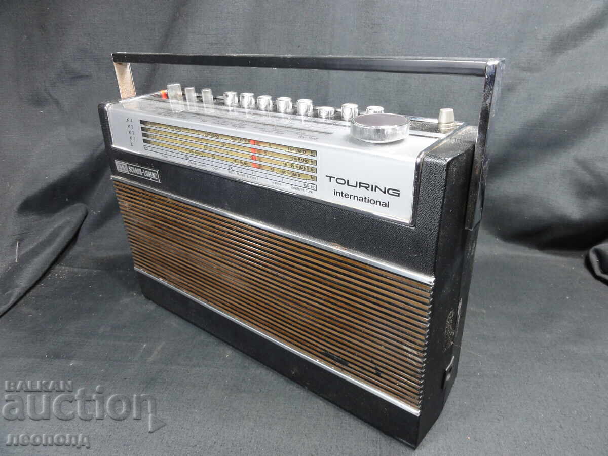 BZC OLD RETRO TRANSISTOR RADIO ITT SHAUB-LORENZ TOURING with price 66.00 BGN | € 33.75