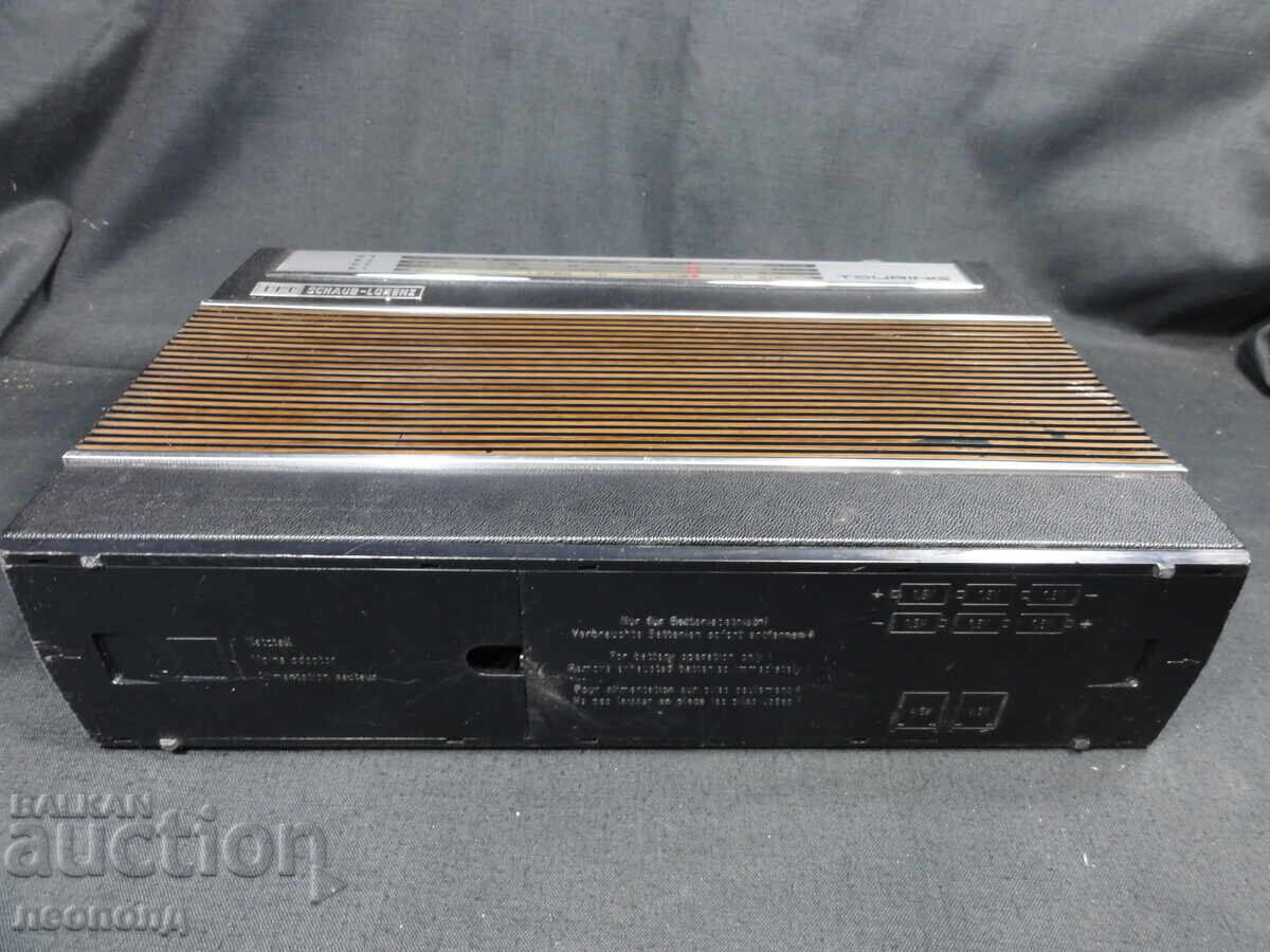BZC OLD RETRO TRANSISTOR RADIO ITT SHAUB-LORENZ TOURING - 6