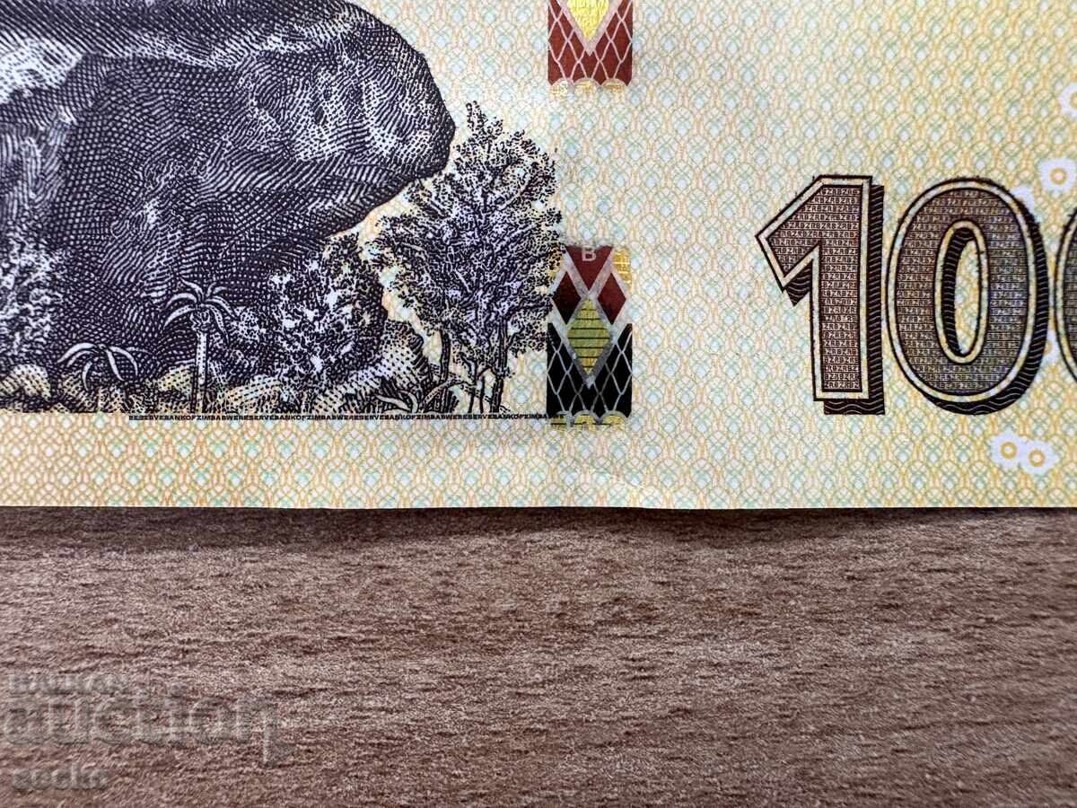 Livrarea Lot de bancnote Zimbabwe 2-100 dolari (2019-2020) UNC