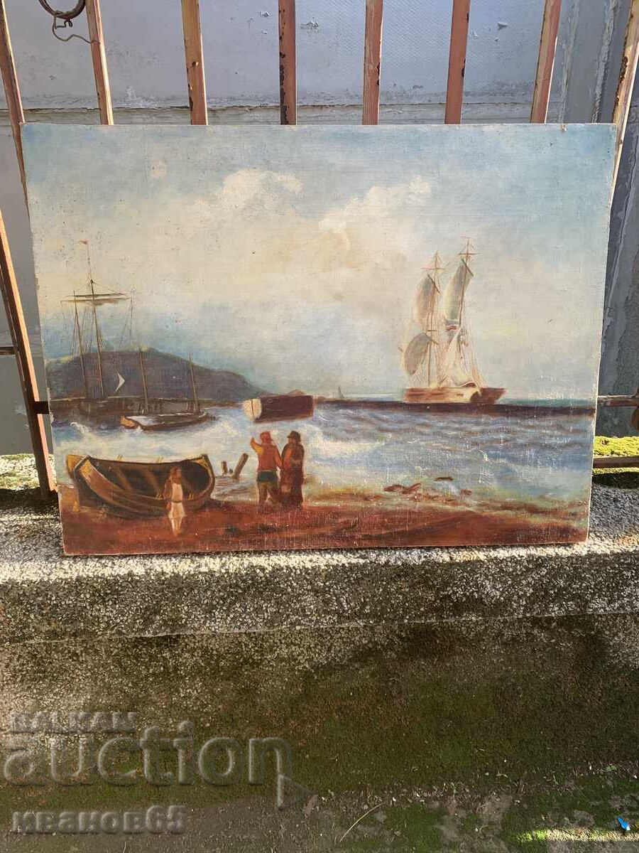 old picture seascape - 5 old picture seascape - 5