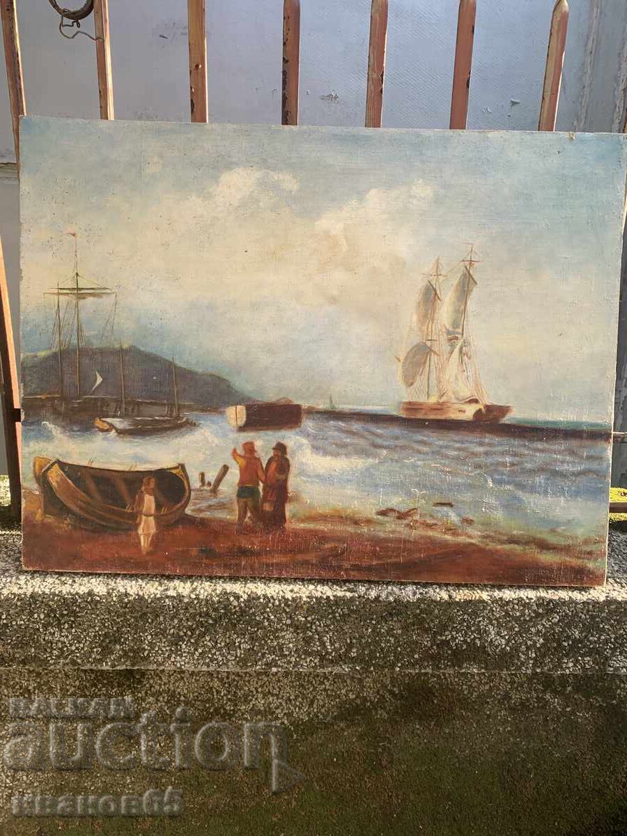 old picture seascape old picture seascape