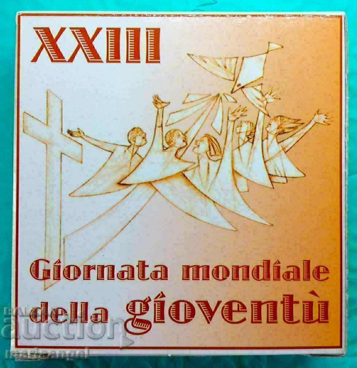 Delivery of 5 euros 2008 Vatican Jubilee PROOF UNC Cert