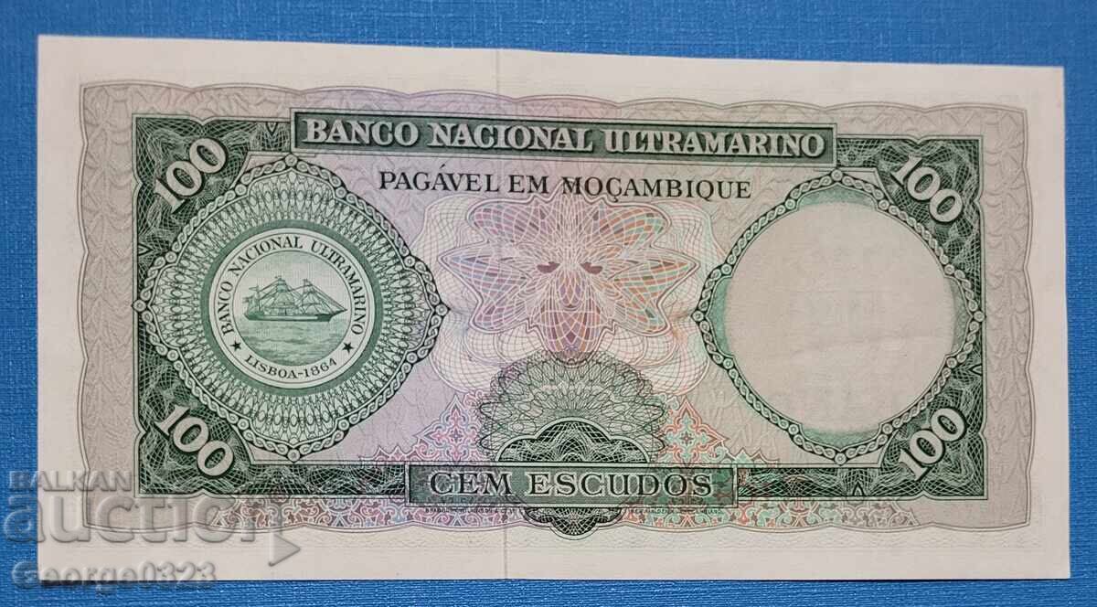 Μοζαμβίκη 1961 100 εσκούδος UNC Νέα με τιμή 1.29 BGN | € 0.66