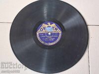 Placă de vinil veche pentru patefon șelac, anii '20 ai secolului XX