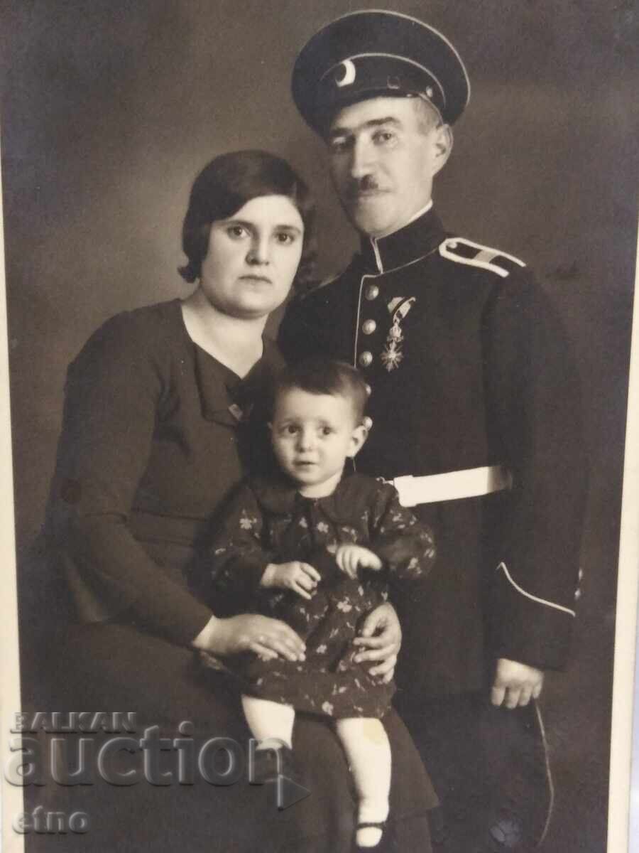 Plovdiv 1938 g. FOTOGRAFIE REGALĂ, SOLDAT, UNIFORMĂ, ordin Plovdiv 1938 g. FOTOGRAFIE REGALĂ, SOLDAT, UNIFORMĂ, ordin