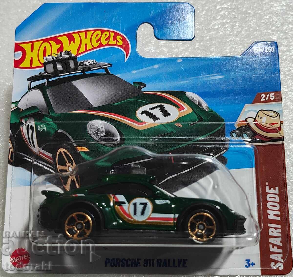 Hot Wheels Porsche 911 Rallye Κολλιτσάκι Χοτ Γουίλς 1:64 Πόρσε
