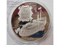 Silver 1000 Forint Habelant Ship 1995 Hungary