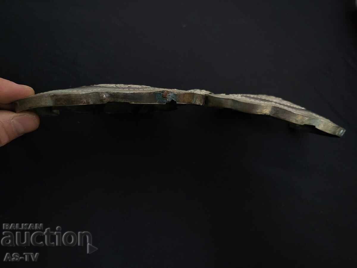 Authentic Revival-era silver clasps - 5