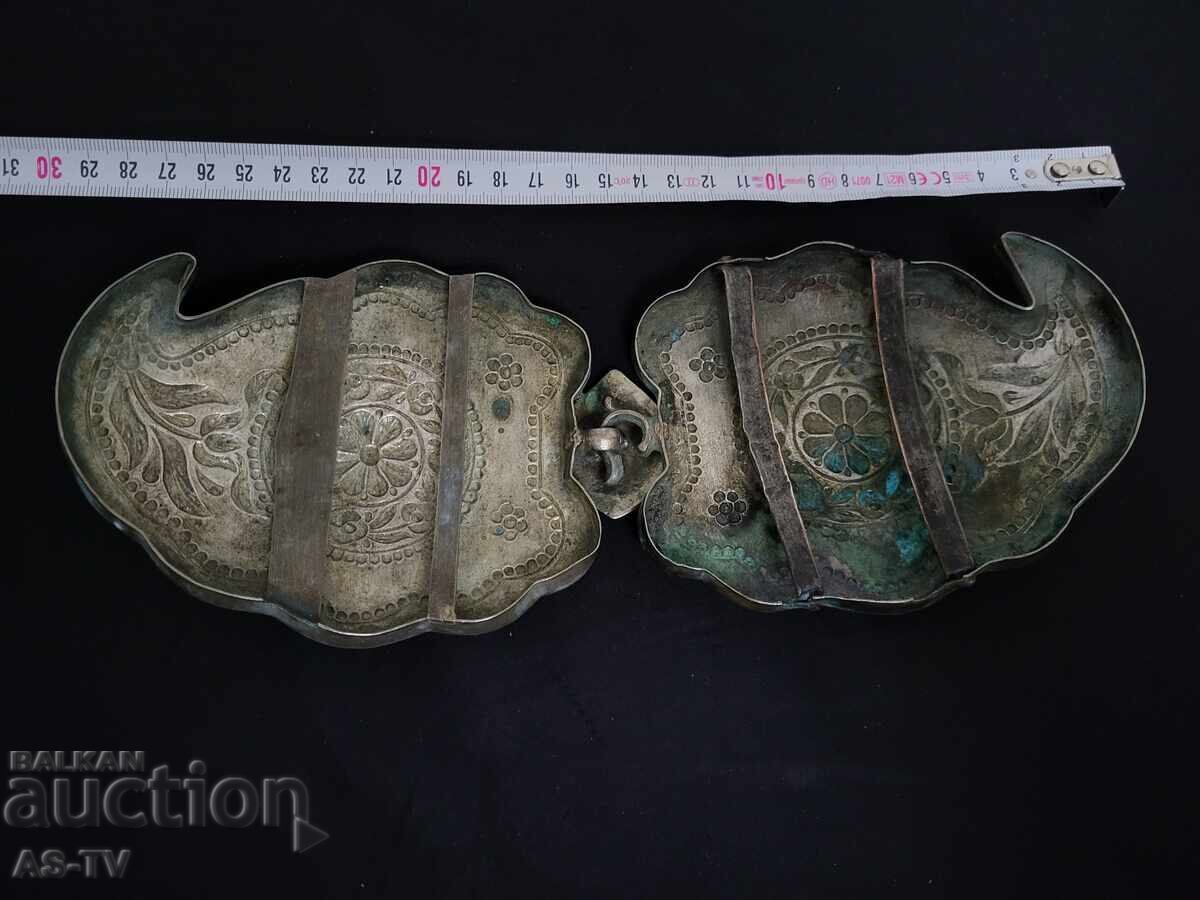 Authentic Revival-era silver clasps - 7