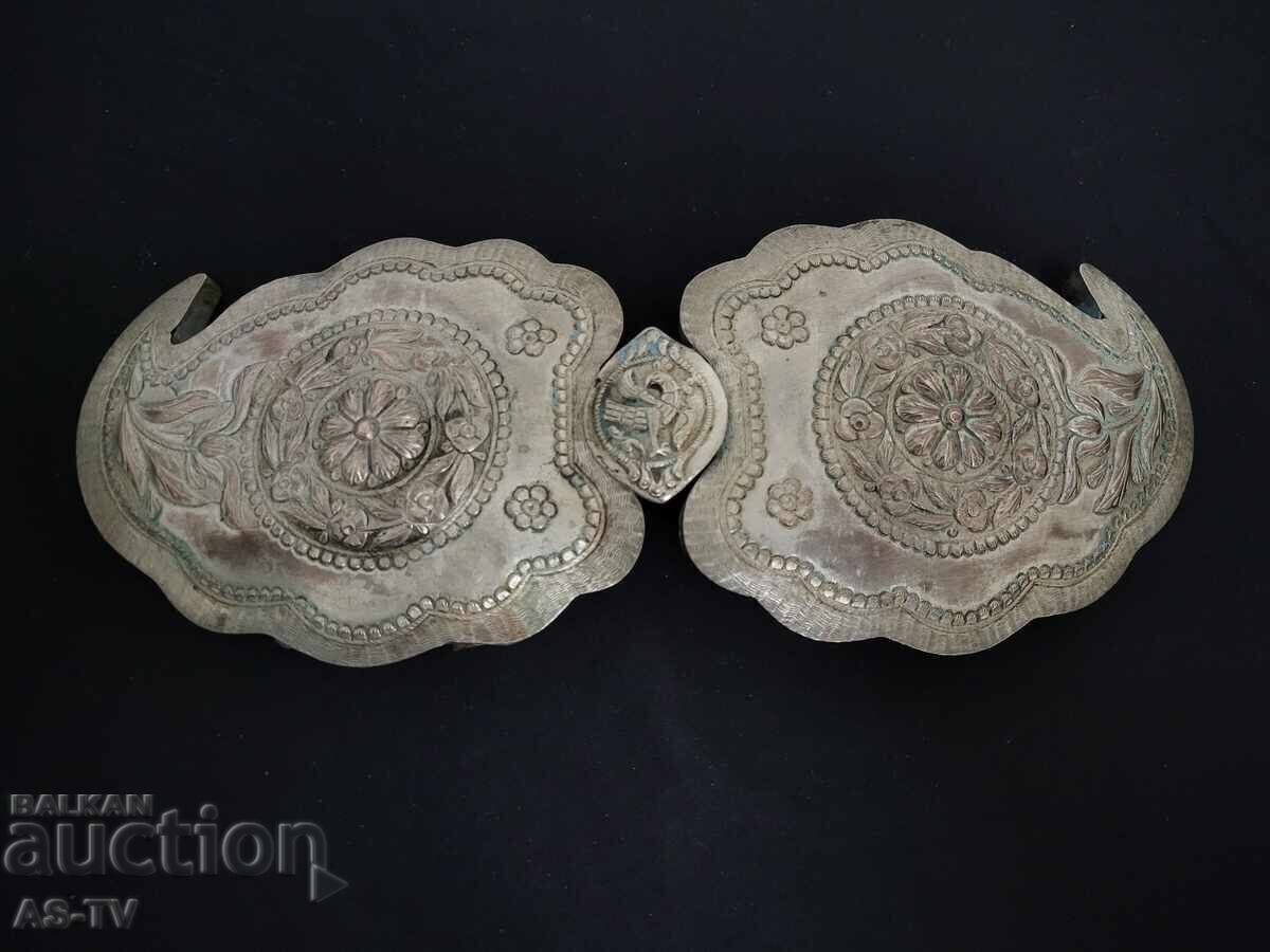 Authentic Revival-era silver clasps