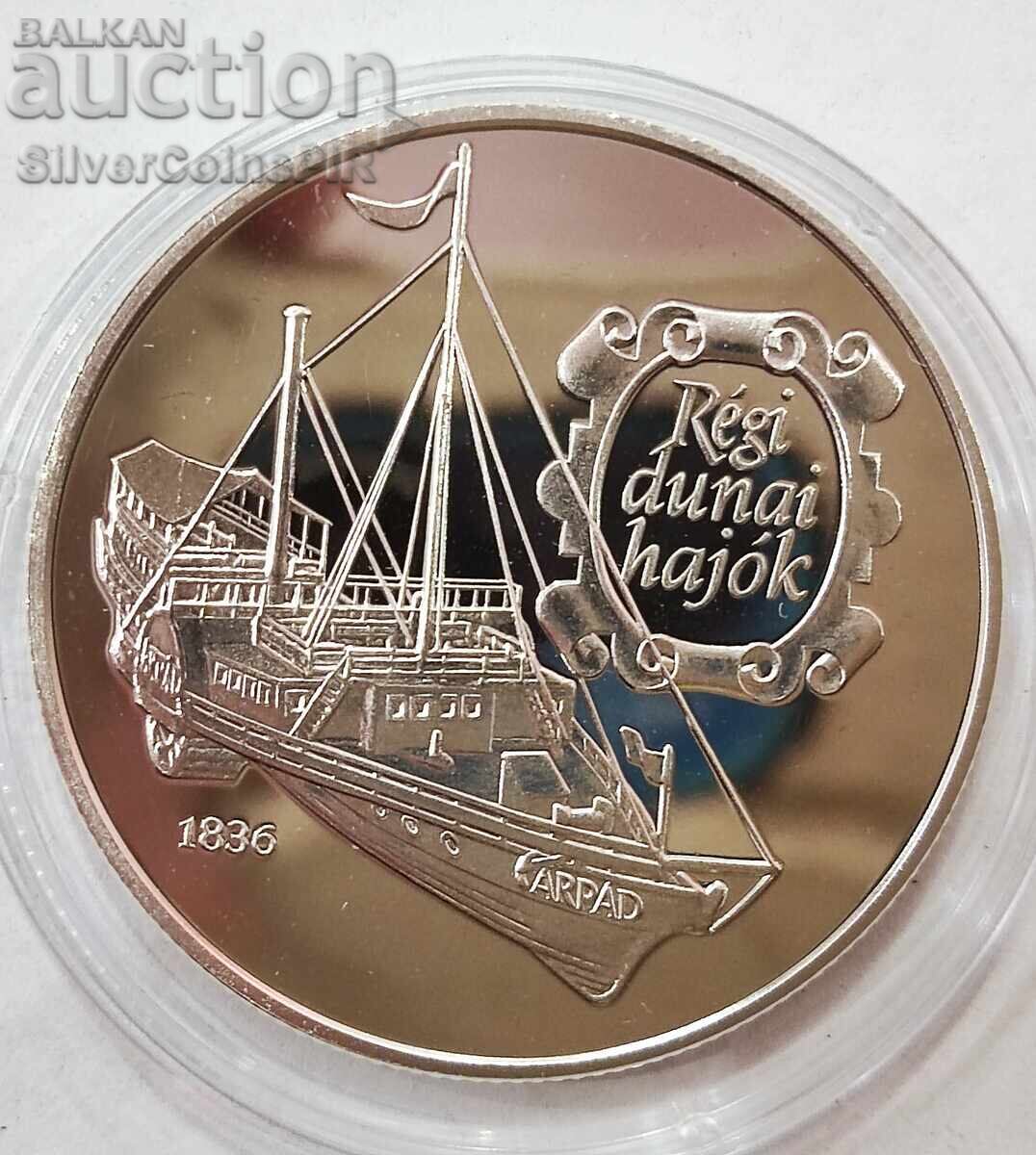 Ασημένιο 500 Φορίντια Πλοίο Άρπαντ 1993 Ουγγαρία Ασημένιο 500 Φορίντια Πλοίο Άρπαντ 1993 Ουγγαρία