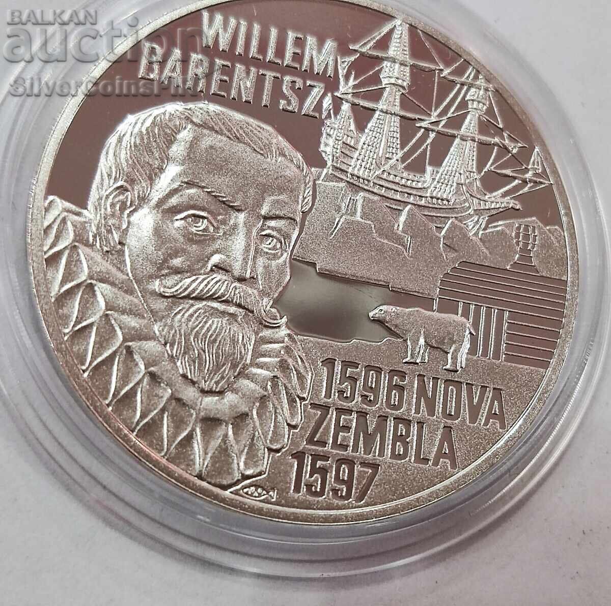 Argint 50 Euro Willem Barents 1996 Olanda cu preț 70.10 BGN | € 35.84