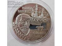 Silver 50 Euro Willem Barents 1996 Netherlands