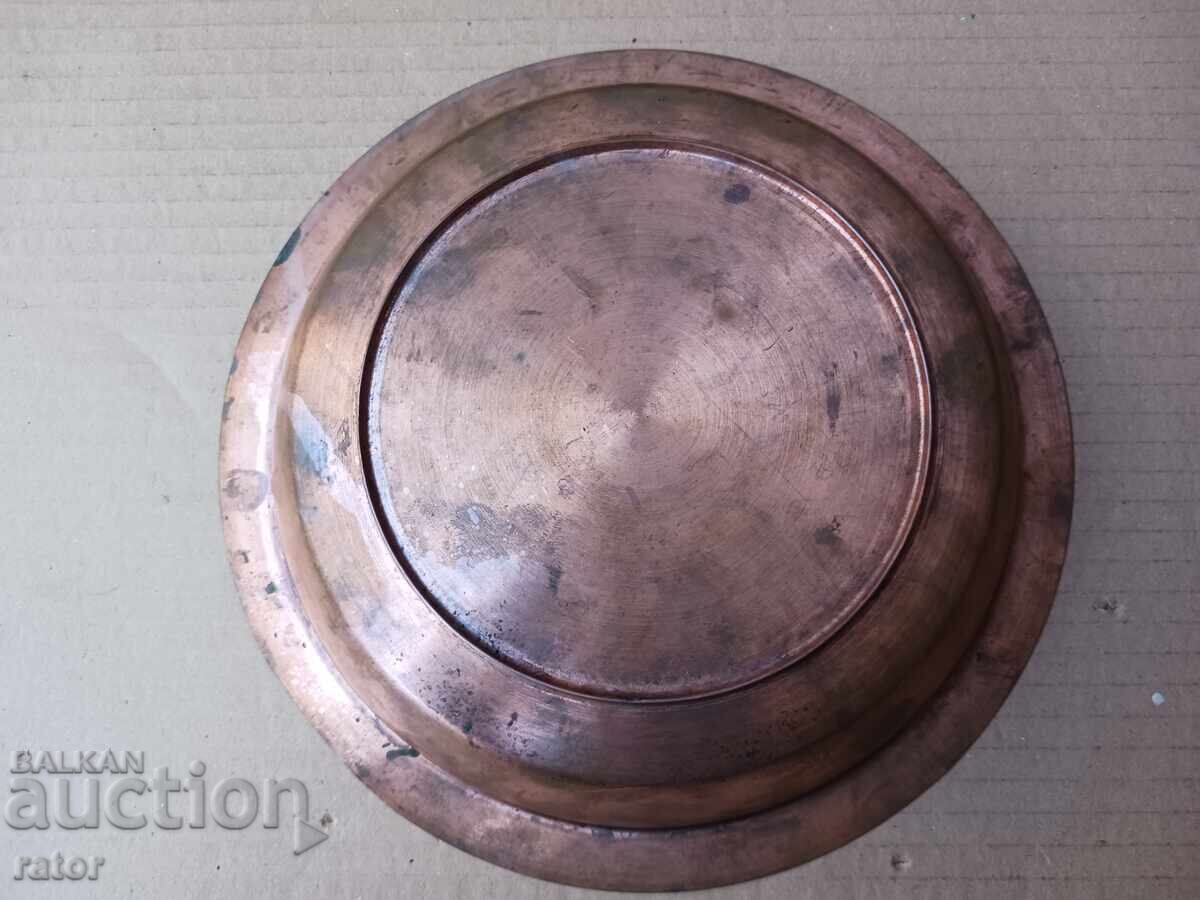 Livrarea Farfurie veche de cupru, datată - 1938