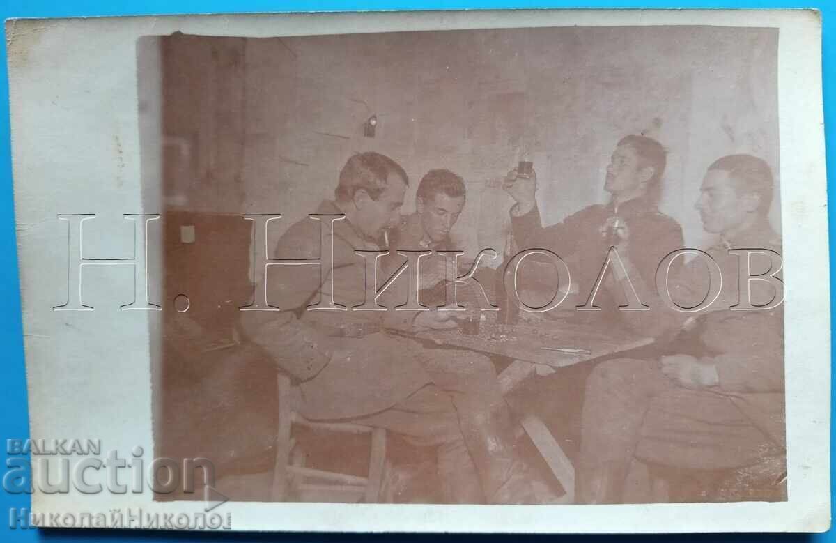 1917 FOTOGRAFIE VECHE MILITARĂ, MACEDONIA EGEEANĂ, SATUL HRISTOS E552