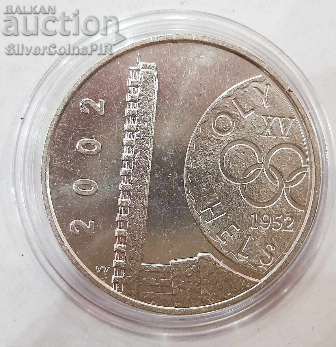 Silver 10 Euro Olympics 2002 Finland Silver 10 Euro Olympics 2002 Finland