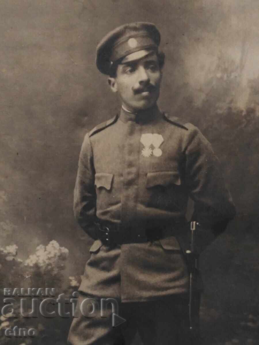 Auction  PSV 1916 Tsar's Photo, Soldier, Uniform