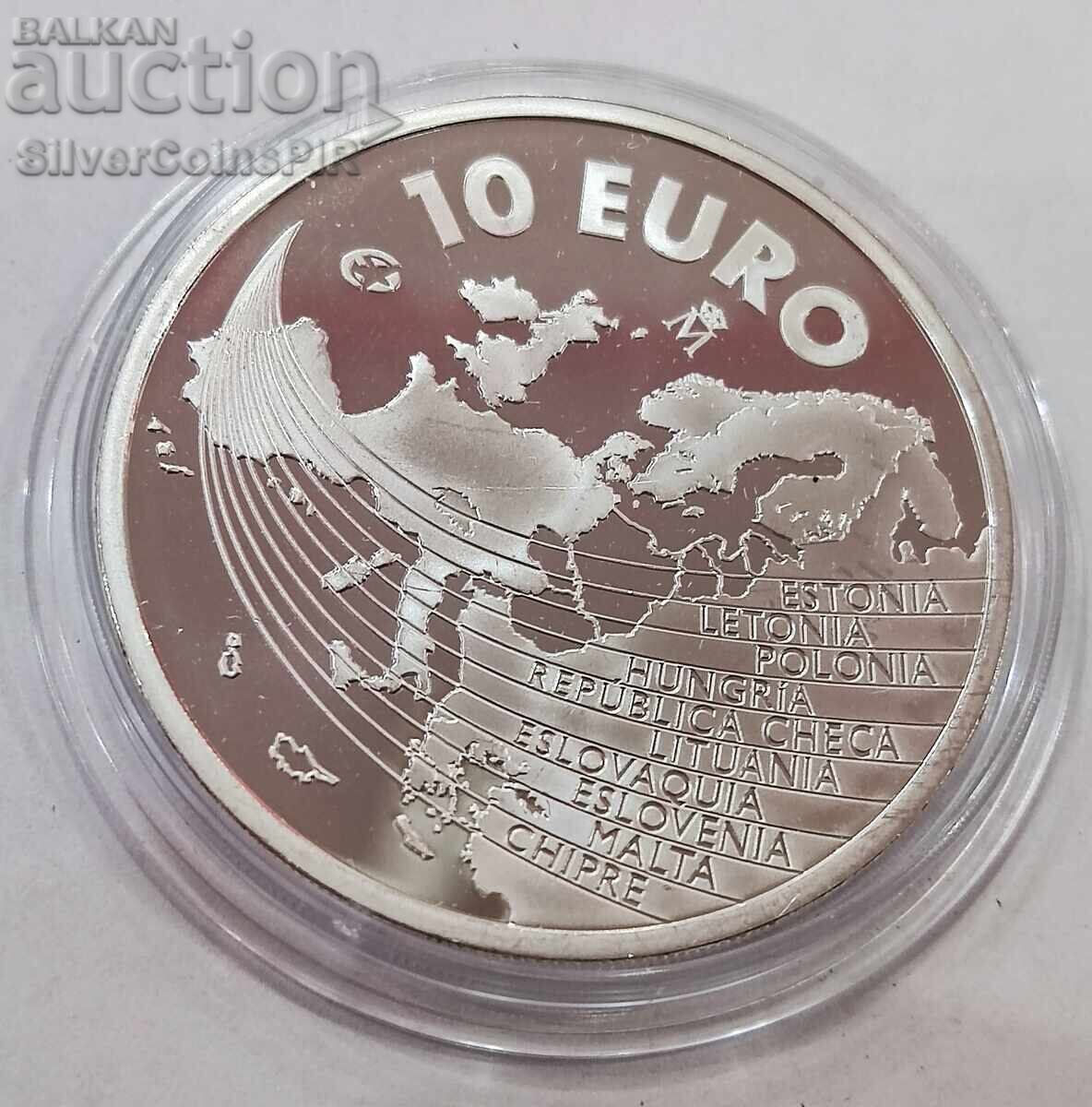 Ασήμι 10 Ευρώ Ευρωπαϊκή Ένωση 2002 Ισπανία με τιμή 77.00 BGN | € 39.37 Ασήμι 10 Ευρώ Ευρωπαϊκή Ένωση 2002 Ισπανία με τιμή 77.00 BGN | € 39.37