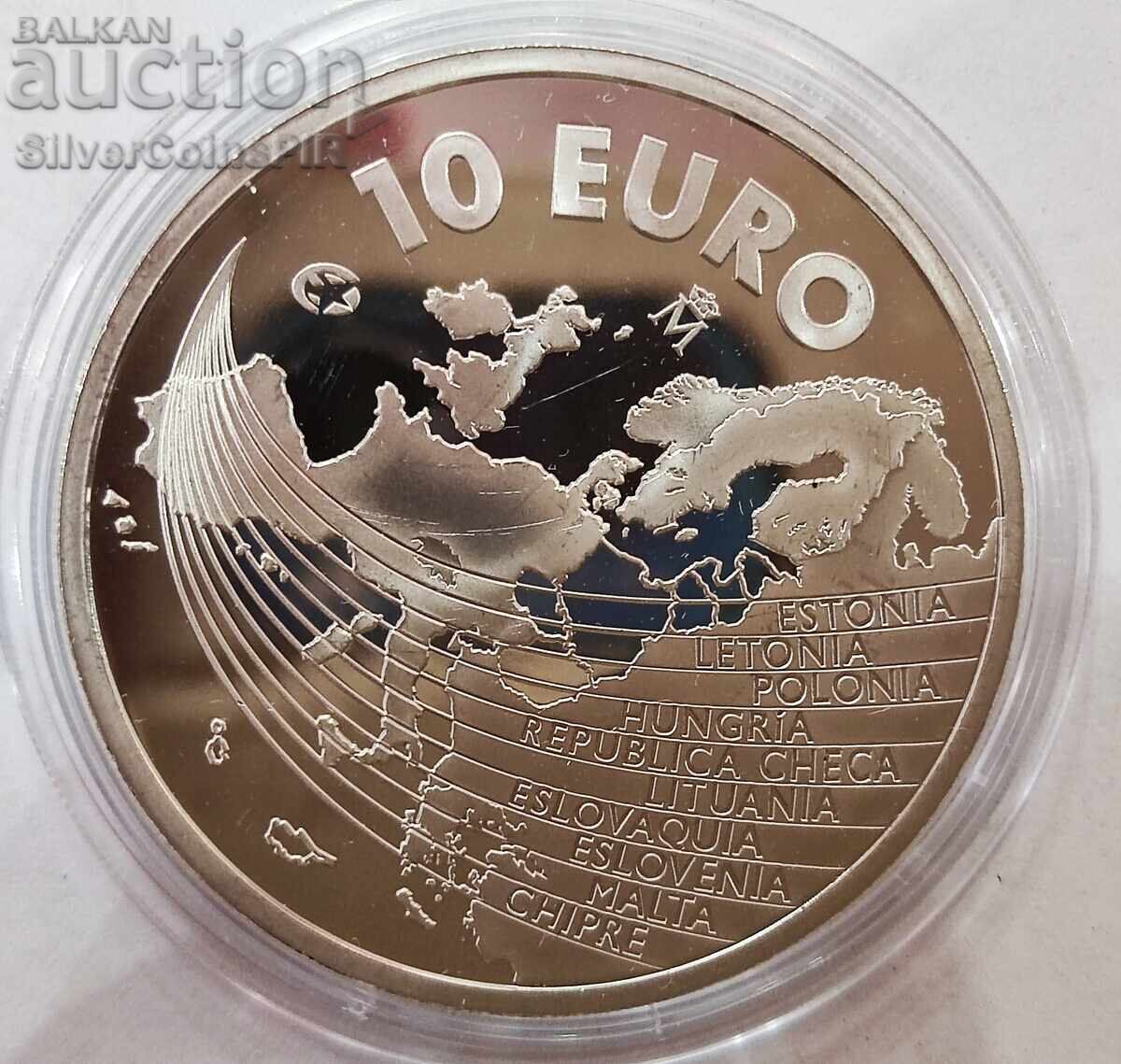 Ασήμι 10 Ευρώ Ευρωπαϊκή Ένωση 2002 Ισπανία Ασήμι 10 Ευρώ Ευρωπαϊκή Ένωση 2002 Ισπανία