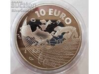 Silver 10 Euro European Union 2002 Spain