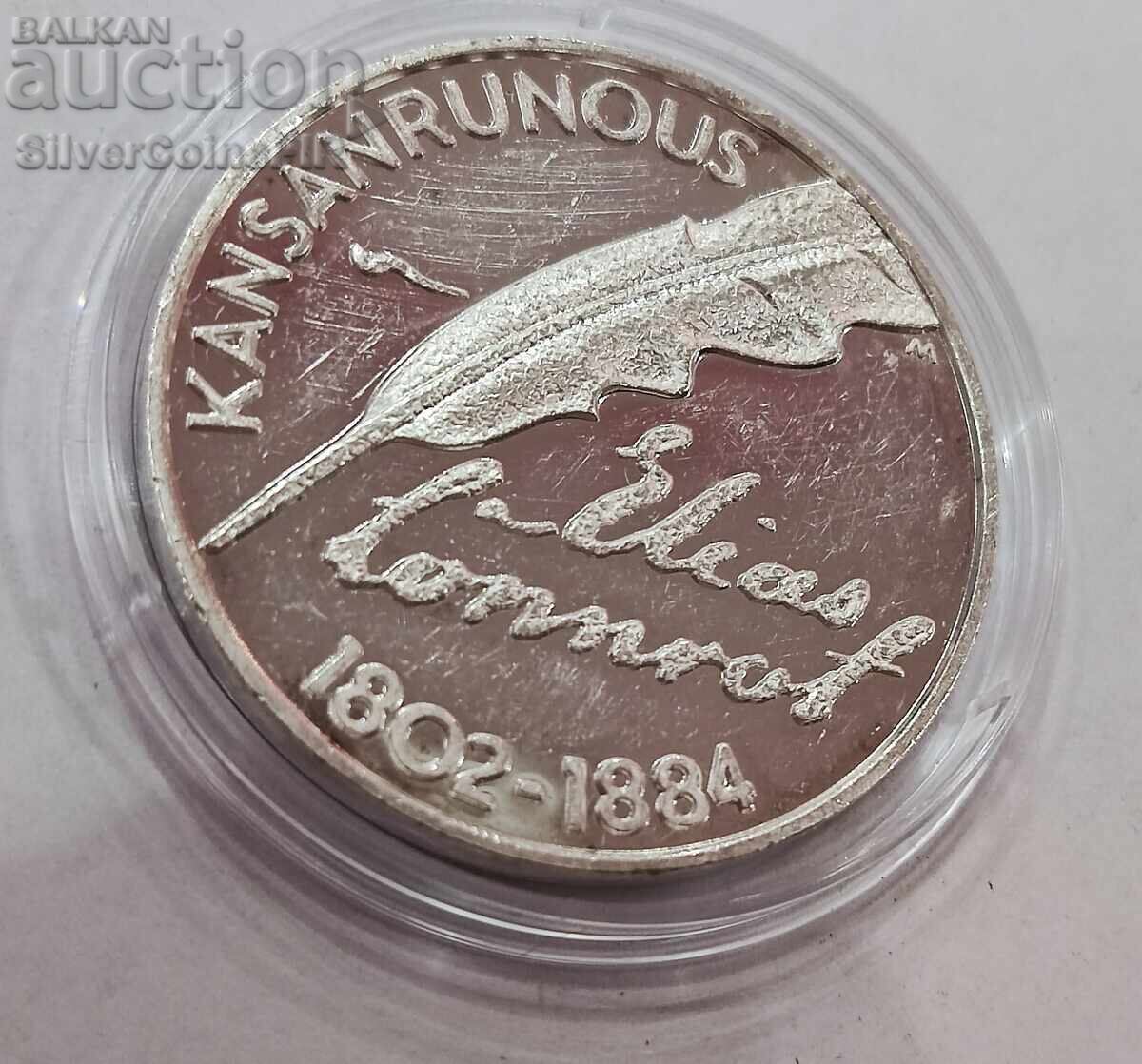 Delivery of Silver 10 Euro Elias Lönnrot 2002 Finland Delivery of Silver 10 Euro Elias Lönnrot 2002 Finland